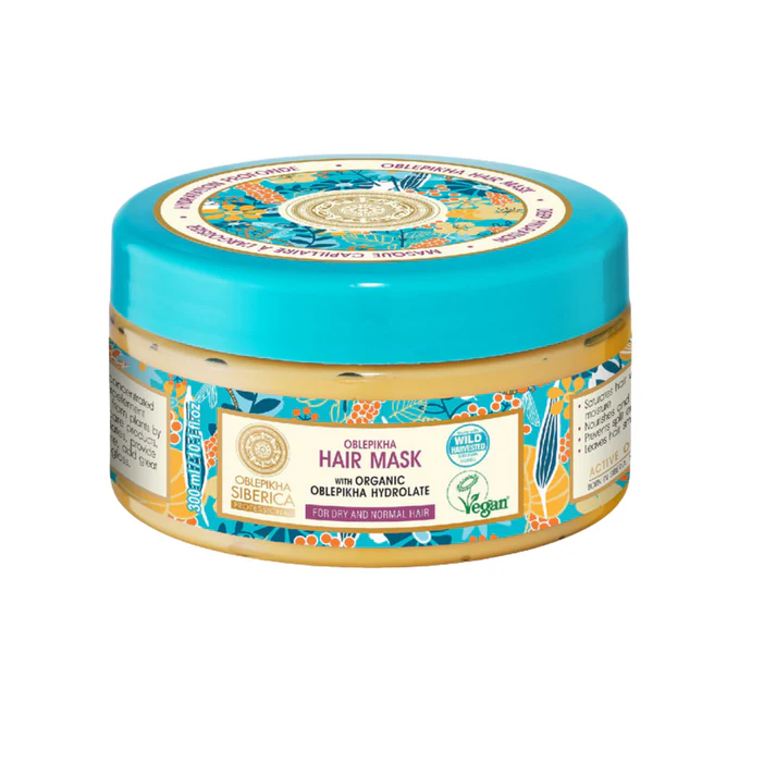 NATURA SIBERICA OBLEPIHA maska za suhu i norm.kosu 300ml 12434 - dubinska njega suhe i normalne kose - Image 1