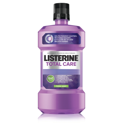 LISTERINE Total Care voda za usta 250ml 0215 - za sprečavanje karijesa i osvježavanje usta - Image 1