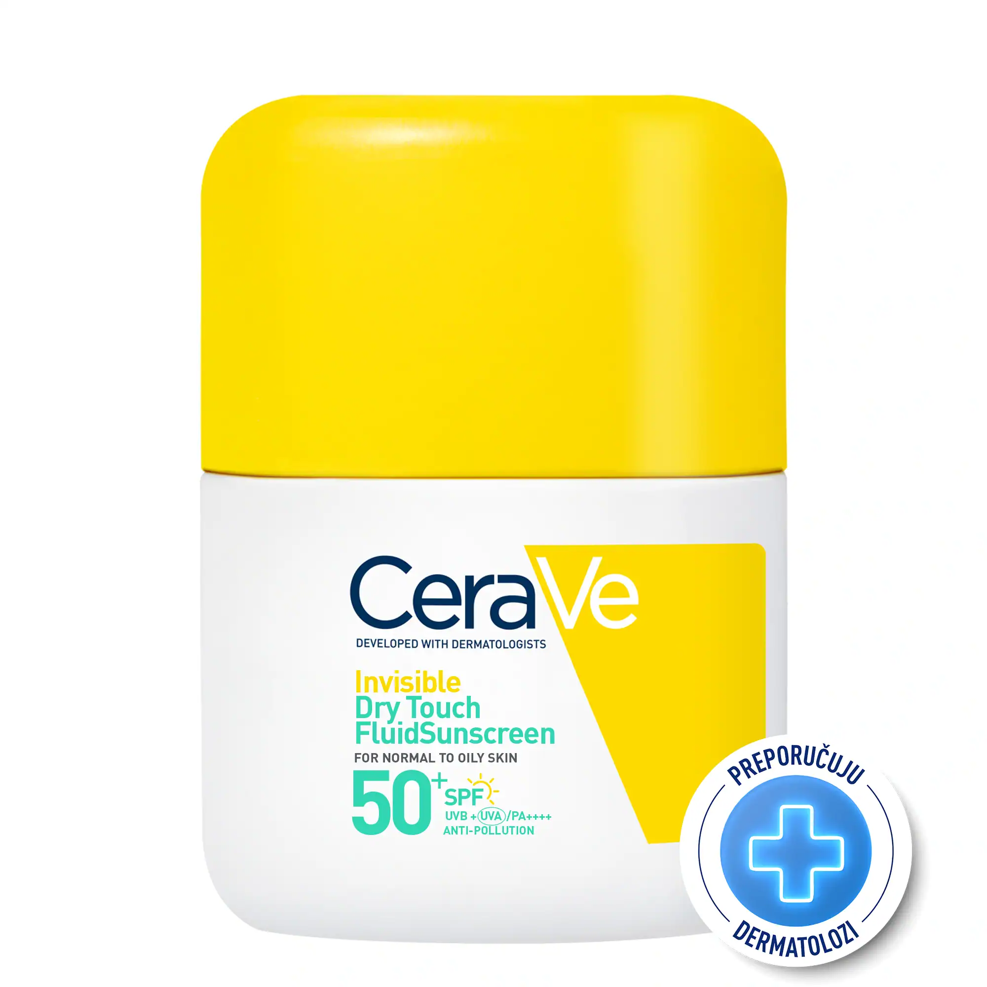 3337875945622_01 CeraVe Invisible Dry Touch Fluid SPF 50+ - 50 ml - Image 1