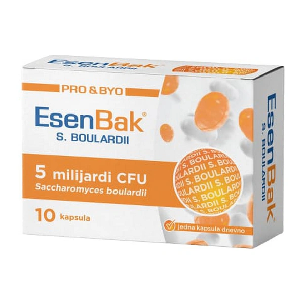 EsenBak-S.Boulardii- EsenBak S.Boulardii 10 kapsula Esensa - smanjuje trajanje dijareje - Image 1