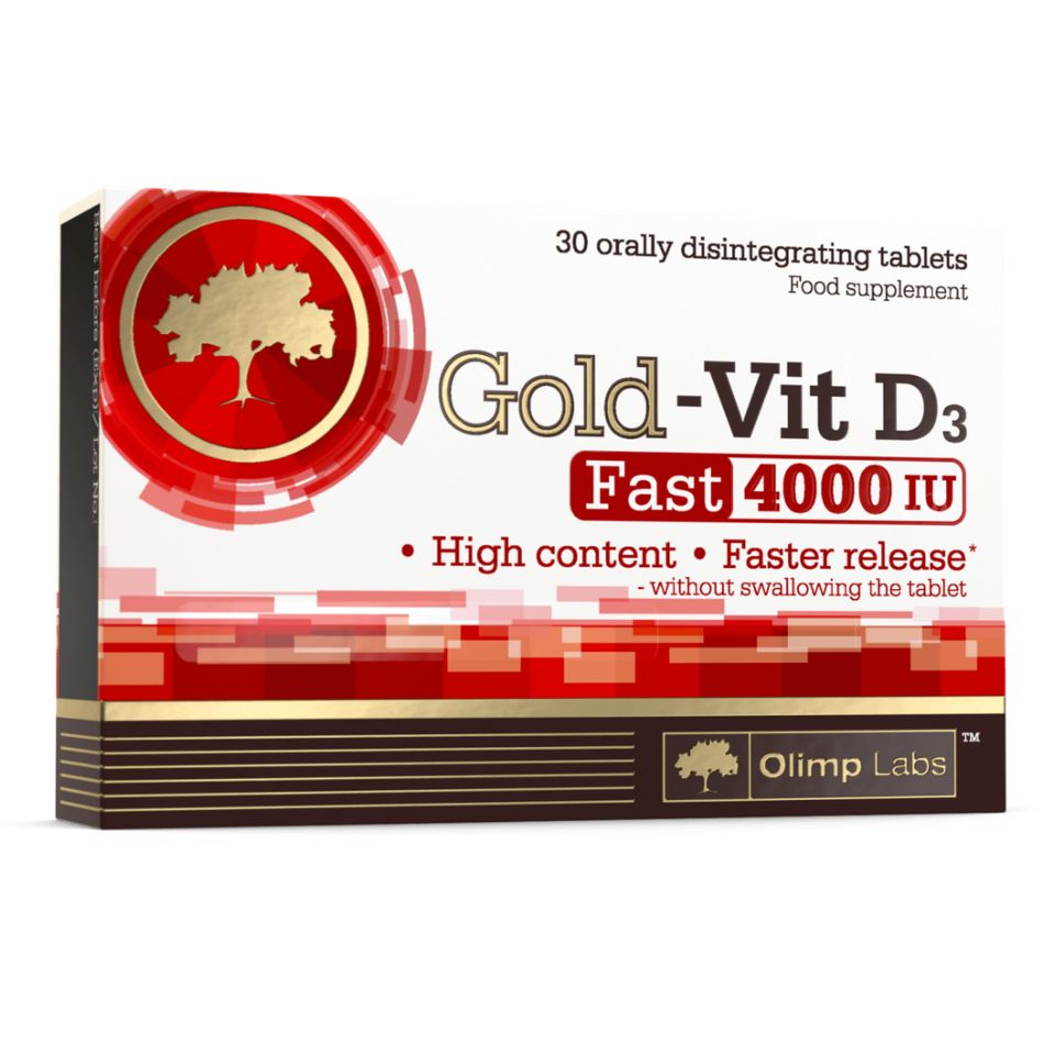 GOLD-VIT D3 FAST 4000IU ORIBLETE A30 GOLD VIT-D3 Fast 4000 IU oriblete, A30 - Image 1