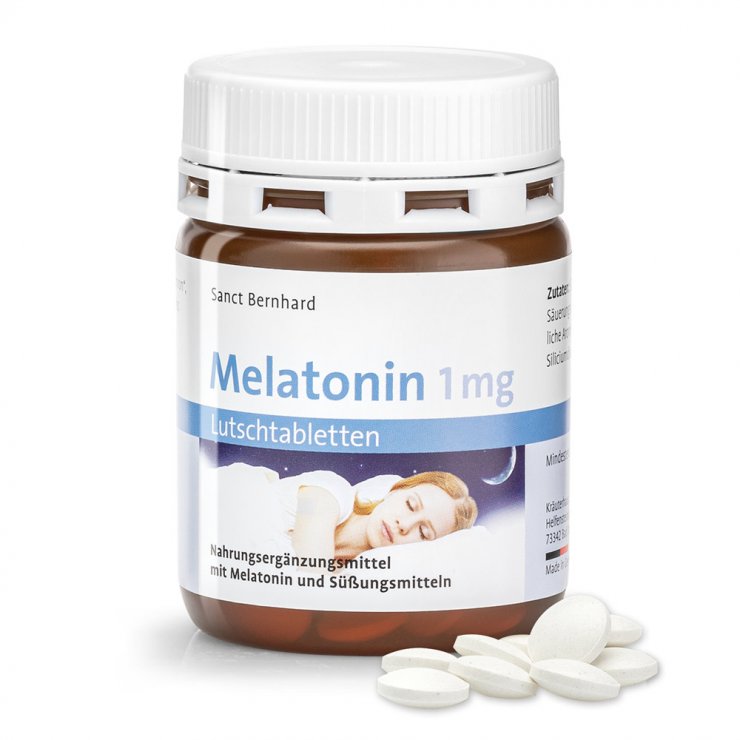 Melatonin-1mg Melatonin 1 mg tablete a120 Sanct Bernhard - prirodno rješenje za kvalitetan san - Image 1