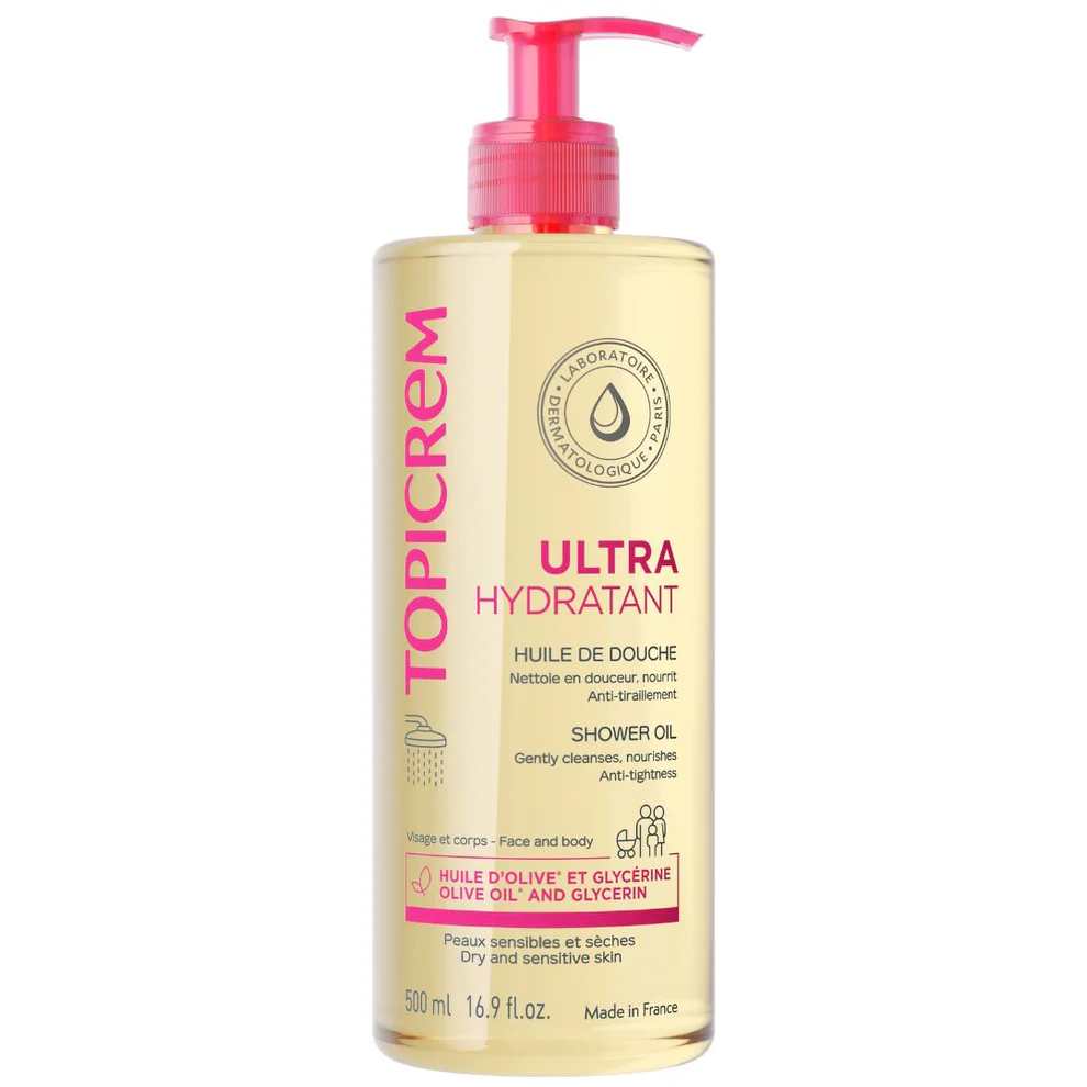 PRODUIT-UH-HUILEDOUCHE500ML-Visuel1 Topicrem UH ulje za pranje 500ml - Image 1